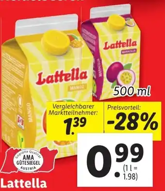 Lidl Lattella Angebot