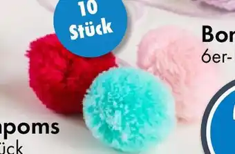 TEDi Pompoms 10 Stück Angebot