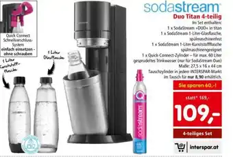 Interspar Sodastream Duo Titan 4-teilig Angebot