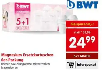 Interspar BWT Magnesium Ersatzkartuschen 6er-Packung Angebot