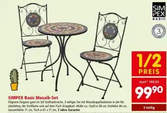 Interspar Simplex Basic Mosaik-Set Angebot