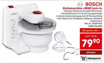 Interspar Bosch Küchemaschine Angebot