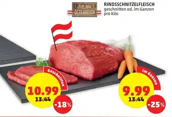 PENNY Rindsschnitzelfleisch Geschnitten od, Im Ganzen Angebot