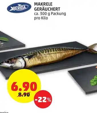 PENNY Berida Makrele Gerauchert 300 g Angebot