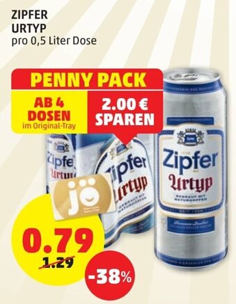 PENNY Zipfer Urtyp 0.5 Liter Angebot