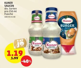 PENNY Kuner Saucen 250 ml Angebot