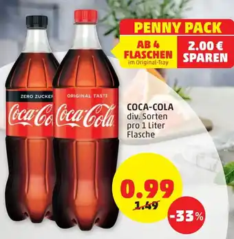 PENNY Coca-Cola 1 Liter Angebot