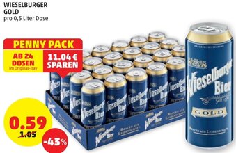 PENNY Wieselburger Gold 0.5 Liter Angebot