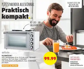PENNY Kleinküche 15.5 cm, max 700 watt Garraum:ca.30 Liter Angebot