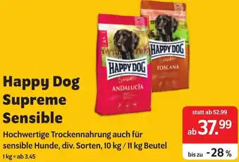 Das Futterhaus Happy Dog Supreme Sensible Angebot