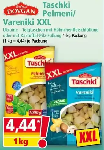 Norma DOVGAN Taschki Pelmeni/ Vareniki XXL 1kg Angebot
