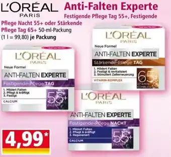 Norma L'ORÉAL Anti-Falten Experte Angebot