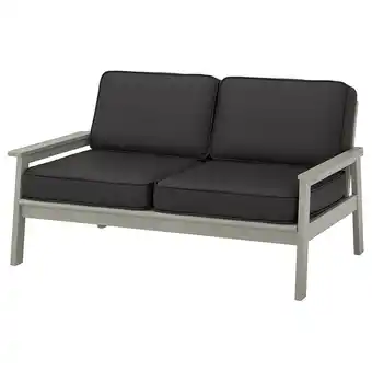 IKEA Bondholmen 2er-sofa/außen, grau las./järpön/duvholmen anthrazit, 139x81x89 cm Angebot