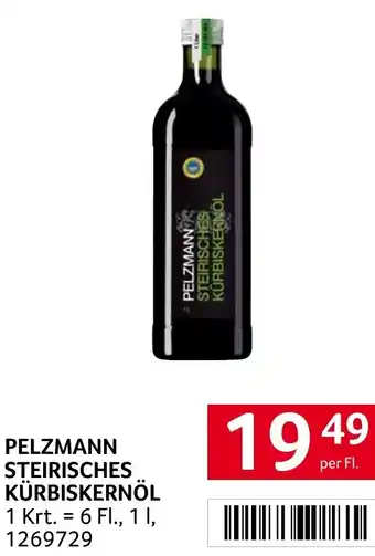 Transgourmet PELZMANN STEIRISCHES KÜRBISKERNÖL Angebot