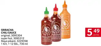 Transgourmet SRIRACHA CHILI SAUCE Angebot