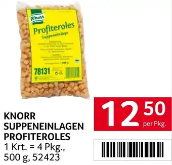 Transgourmet KNORR SUPPENEINLAGEN PROFITEROLES 500g Angebot