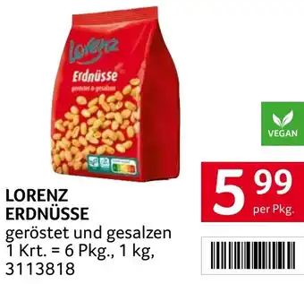 Transgourmet LORENZ ERDNÜSSE 1kg Angebot
