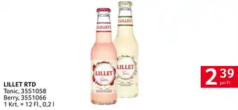 Transgourmet LILLET RTD Tonic, 0.2L Angebot