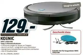 Media Markt Koenic KRVC 14820 WD Saug- & Nasswischroboter Angebot