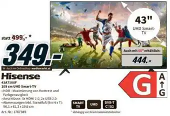 Hisense 43A7100F 109 cm UHD Smart-Tv