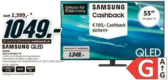Media Markt Samsung QLED 55Q80A 138 cm 4K QLED-TV Angebot