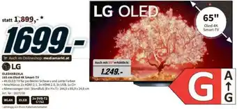 Media Markt LG OLED65B19LA 165 cm Oled 4K Smart-Tv Angebot
