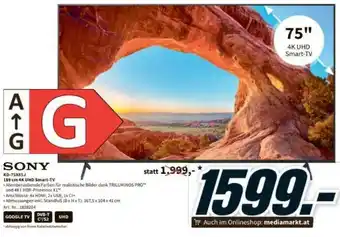Media Markt KD-75X85J 189 CM 4k UHD Smart-Tv Angebot