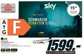Media Markt LG 75NANO816PA 190 cm NanoCell Smart- TV Angebot