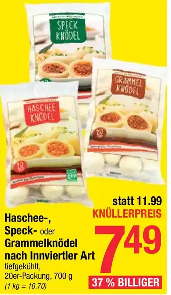 Maximarkt Innviertler Hascheeknödel Angebot