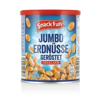 Hofer Snack Fun Jumbo Erdnüsse HOFER 500 Gramm 1 Dose Angebot