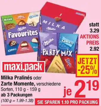 Maximarkt Pralinés I Love Milka Angebot