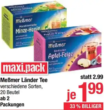 Maximarkt Länder Tee Angebot