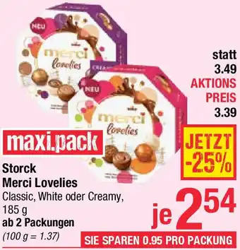 Maximarkt Merci Lovelies 185g Angebot