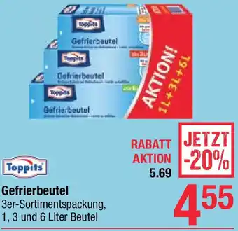 Maximarkt Gefrierbeutel 1L, 3L, 6L Angebot