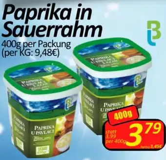 Wurstico Paprika in Sauerrahm 400g Angebot