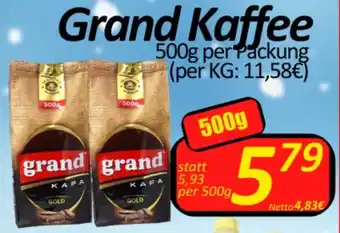 Wurstico Grand Kaffee 500g Angebot