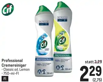 Metro Cif Professional Cremereiniger 750ml Angebot
