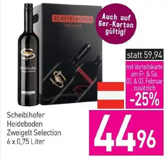 Sutterlüty Scheiblhofer Heideboden Zweigelt Selection 6 x 0.75 Liter Angebot