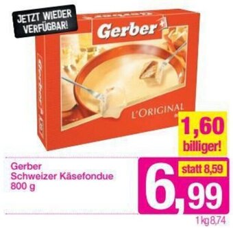 Sutterlüty Gerber Schweizer Käsefondue 800g Angebot