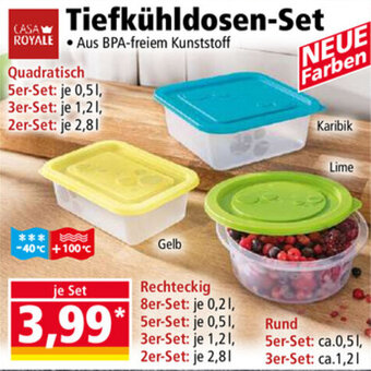 Norma Tiefkühldosen Set Angebot