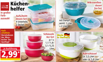 Norma Küchen Helfer Angebot
