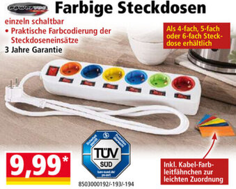 Norma Farbige Steckdosen Angebot