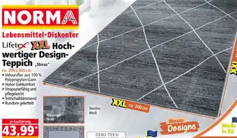 Norma Lebensmittel Diskonter Hoch Wertiger Design Teppich Angebot