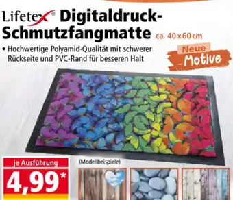 Norma Lifetex Digitaldruck Schmutzfangmatte Angebot