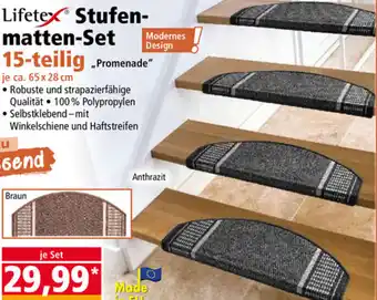 Norma Lifetex Stufen Matten Set Angebot