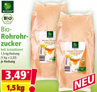 Norma Bio Rohrohr Zucker 1,5 Kg Angebot