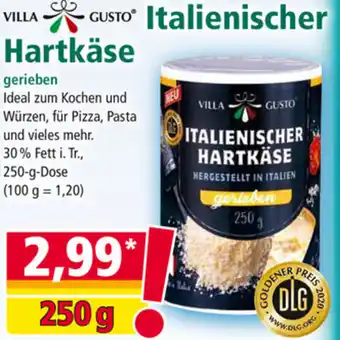 Norma Villa Gusto Italienischer Hartkäse 250g Angebot