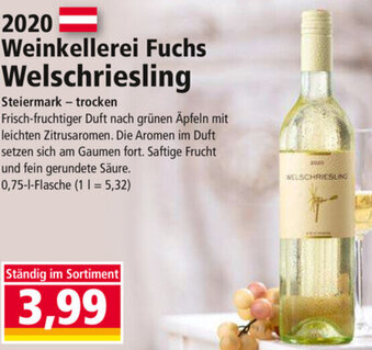 Norma 2020 Weinkellerei Fuchs Welschriesling Angebot