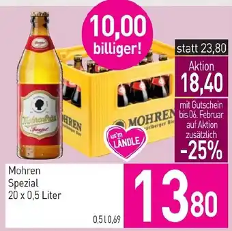 Sutterlüty Mohren Spezial 20 x 0.5 Liter Angebot
