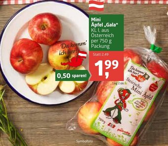 ADEG Mini Äpfel Gala 750 g Angebot